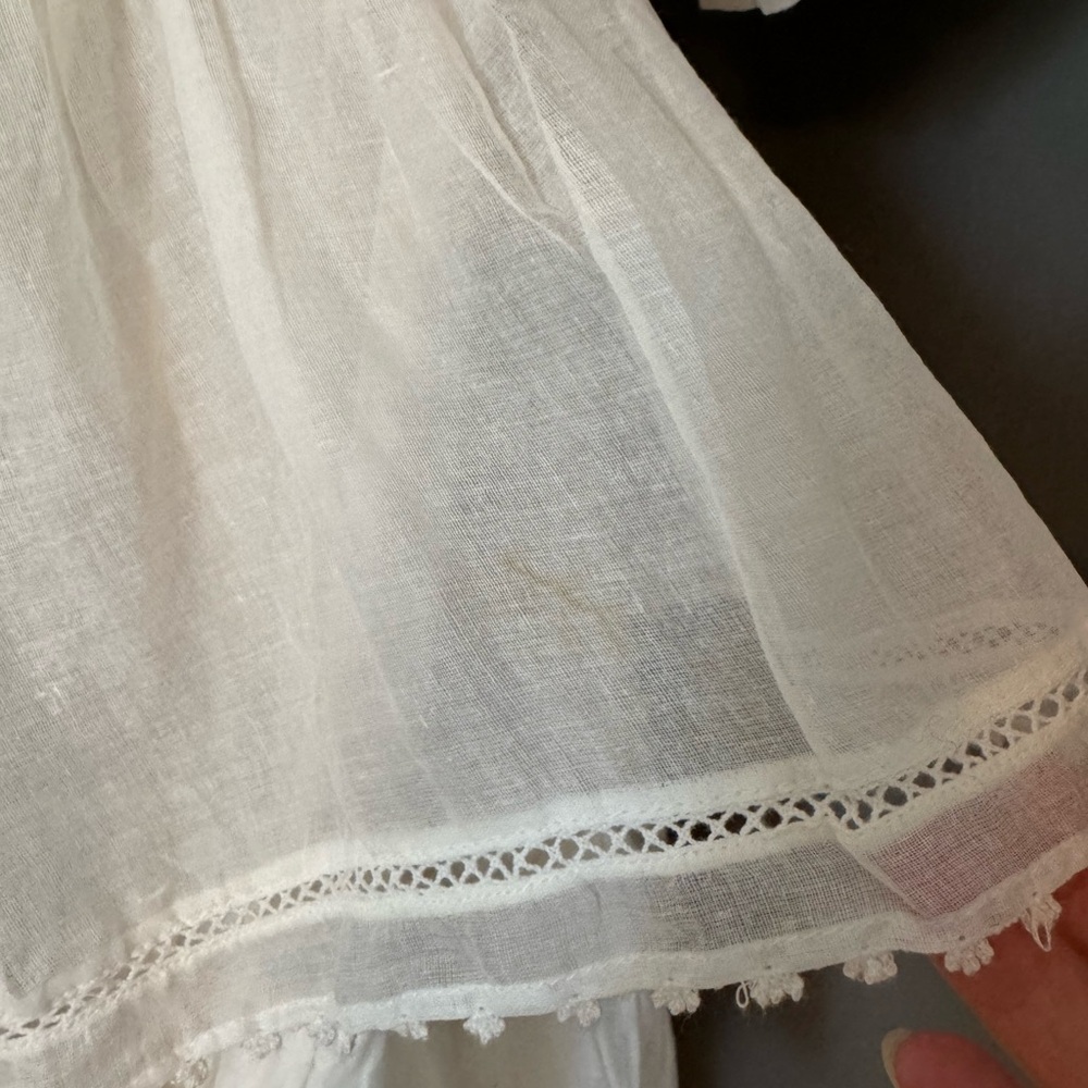 Innika Choo organdy square neckline mini dress size 3 - Picture 4 of 8